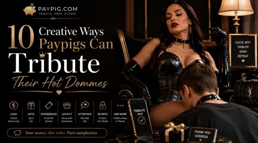 creative ways paypigs tribute domme